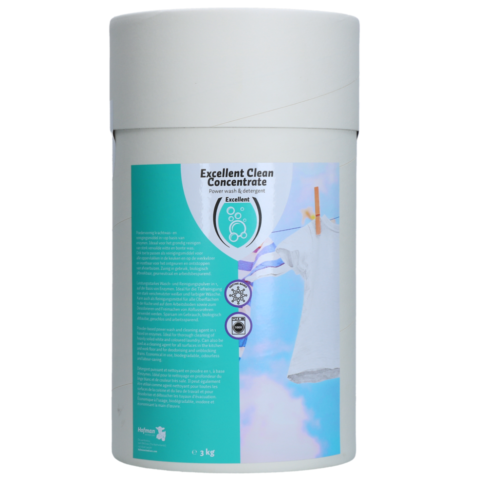 Excellent Clean détergent concentré total 3 kg pour un nettoyage exceptionnel