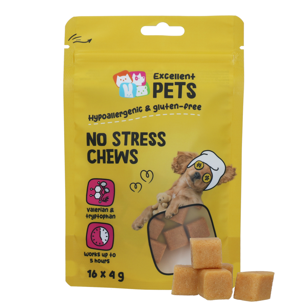 Friandises Anti-Stress pour Chien: Excellent Pets 16 unités