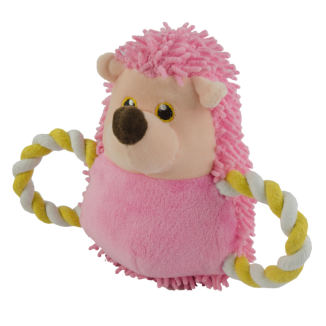 Fuzzle Hedgie Tire-Moi Rose pour Chien : 1 st, 10x13x10 cm