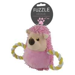 Fuzzle Hedgie Tire-Moi Rose pour Chien : 1 st, 10x13x10 cm