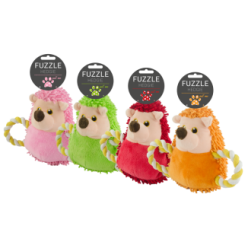 Fuzzle Hedgie Tire-Moi Rose pour Chien : 1 st, 10x13x10 cm