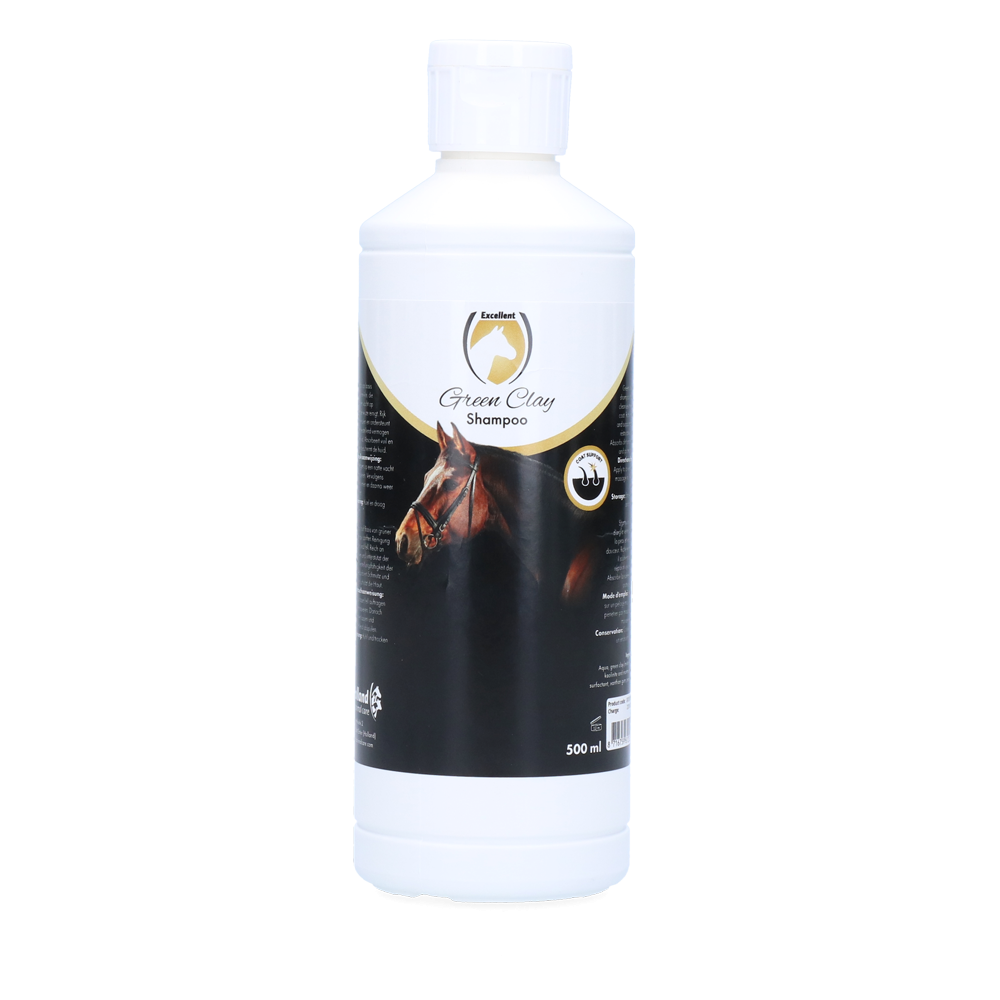 Shampoing Argile Verte 500 ml pour Chevaux - Excellent Horse