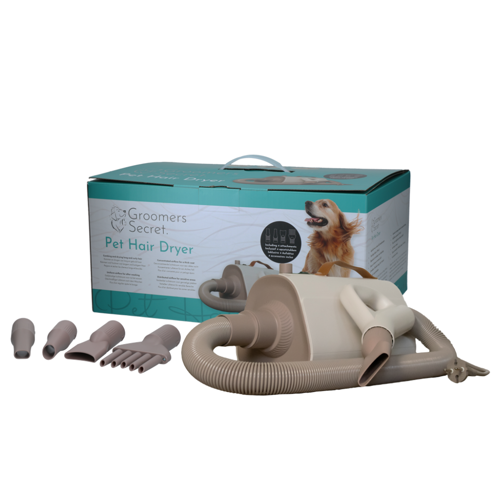 Sèche-cheveux pour animaux Groomers Secret - Puissance professionnelle