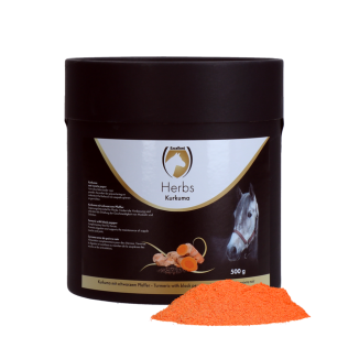 Excellent Herbes pour Chevaux Curcuma 500 g - Formule Naturelle de Qualité