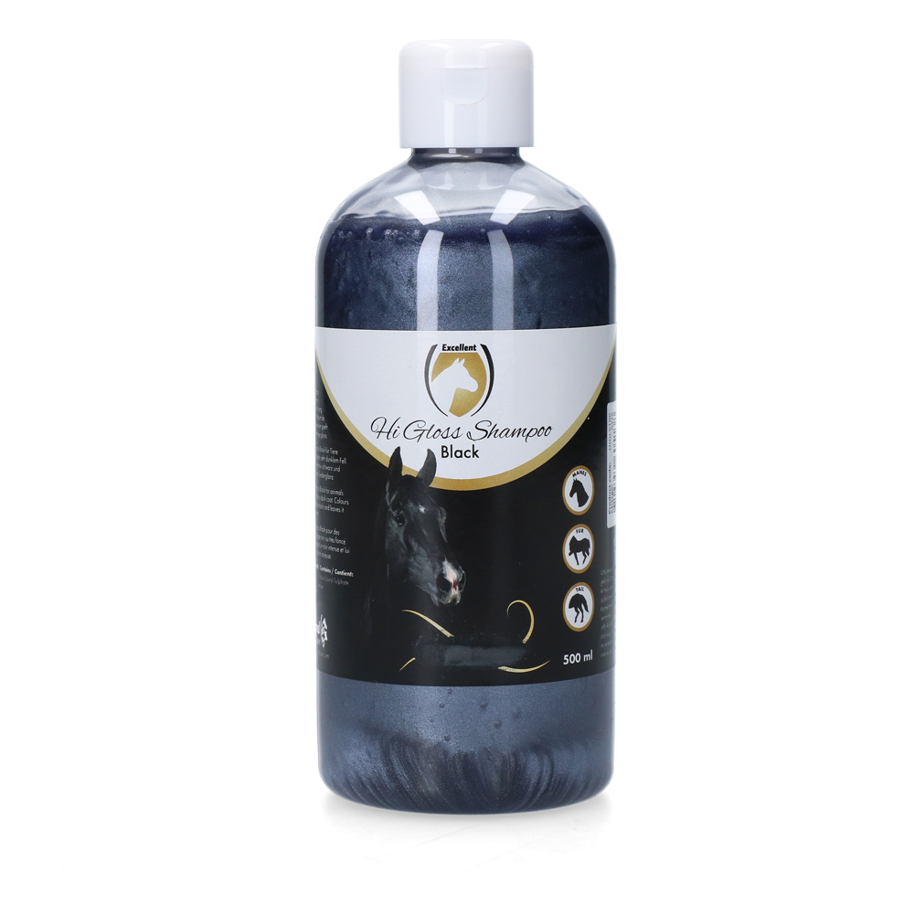Excellent Shampooing Brillant pour Chevaux Noir | Professionnel