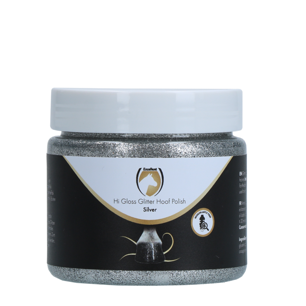 Excellent Horse Hi Gloss Glitter Hoof Polish 150 m | Professionnel