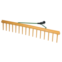 Rateau à foin de qualité avec bord lissant - Idéal pour votre cheval