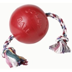 Jolly Romp-n-Roll - Balle Corde Increvable Polyvalent Chien