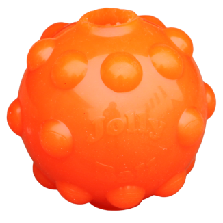 Jouet Jolly Jumper Orange S pour chien, 10.2x8.9x7.6 cm