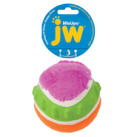 Jouet pour chien JW Mixups - Balle nervurée L - 10 cm