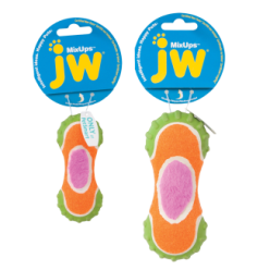 Haltère nervurée pour chien JW Mixups S - 10 cm