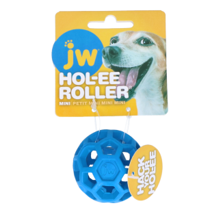 Jouet pour chien JW Hol-ee Roller Mini Bleu