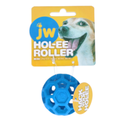 Jouet pour chien JW Hol-ee Roller Mini Bleu