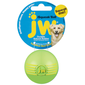 JW iSqueak Ball S 5cm - Petite Balle Couineur Petits Chiens