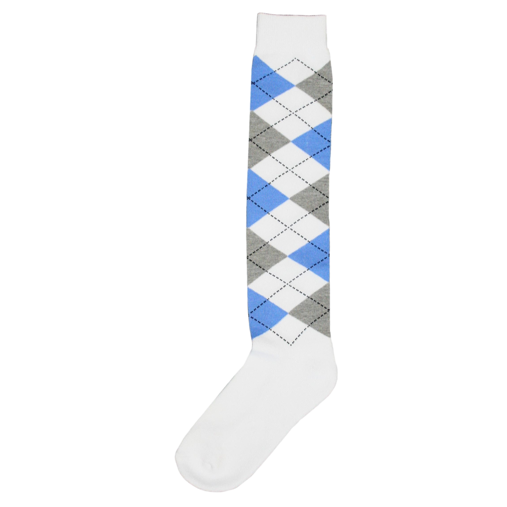 Chaussette vélo RE blanche/bleu/grise 43-46 - Confort et style pour vos pieds!
