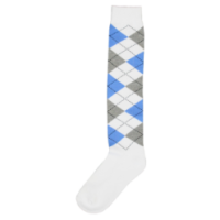 Chaussette vélo RE blanche/bleu/grise 43-46 - Confort et style pour vos pieds!