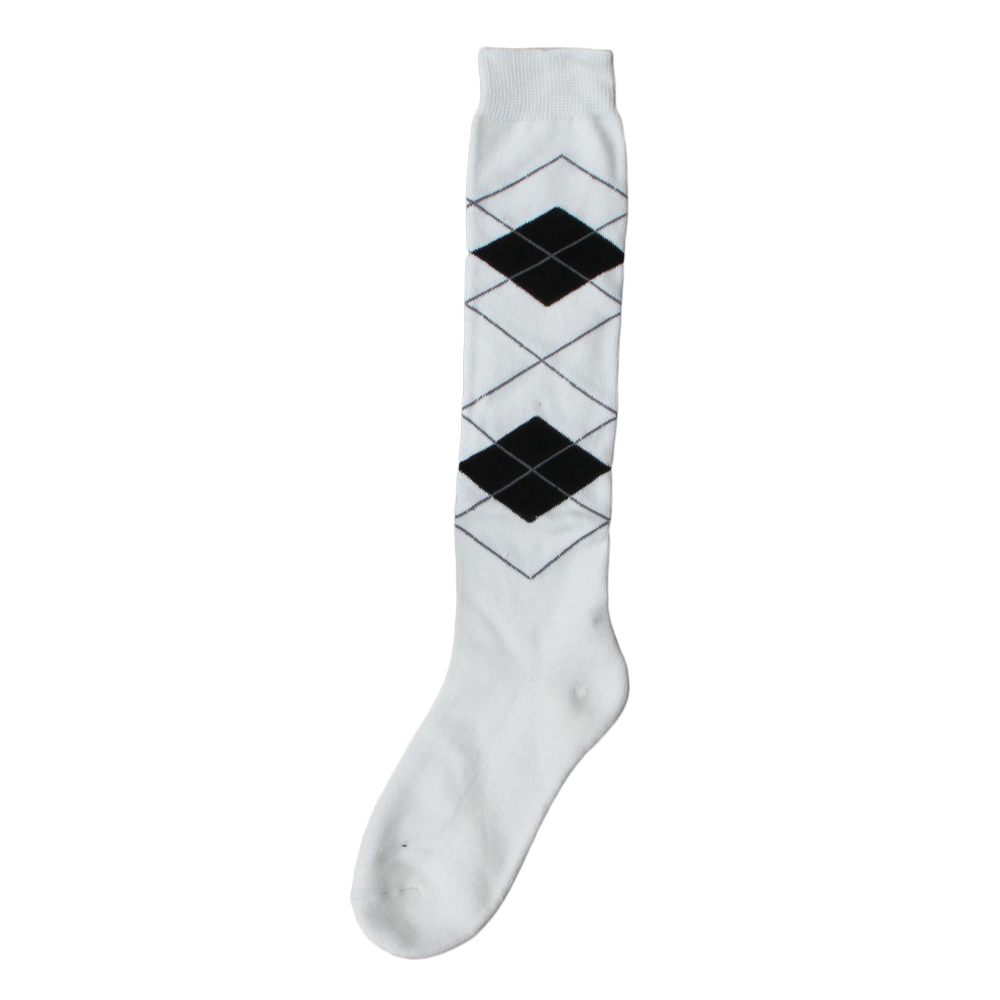 Chaussette de monte RE b.blanc/noir 43-46 - Confort et style pour cavaliers