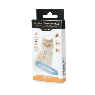 Collier anti-puces/tiques Knock Pest pour chat 35 cm - Protection efficace!