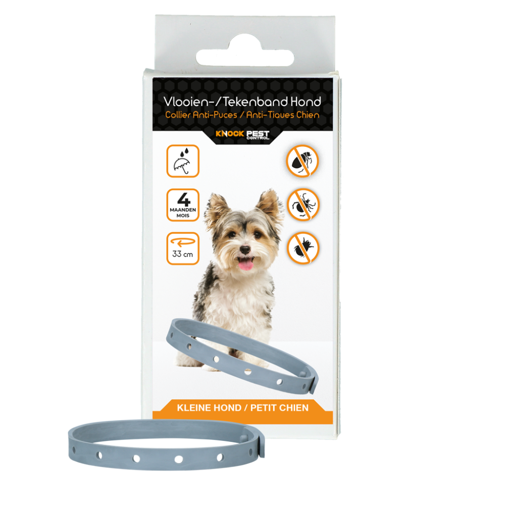 Knock Pest Collier Anti-Puces Tiques Chien - Protection Parasites