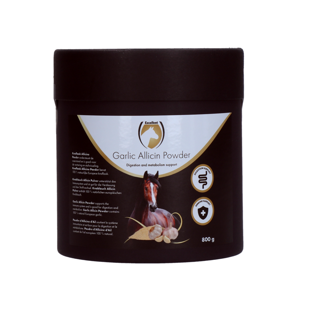 Poudre d'Ail d'Allicine pour Chevaux 800 g par Excellent Horse