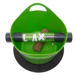 Seau de jeu et de plaisir Lax pour blocs à grignoter - Divertissement pur pour votre cheval