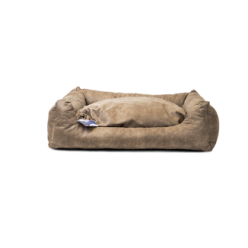 Panier pour chien Let's Sleep: doux rêves avec coussin L Taupe