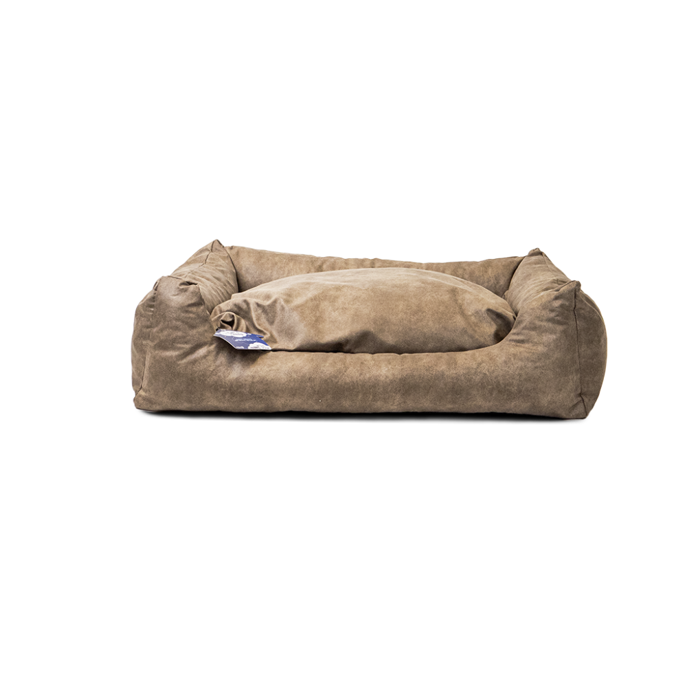 Panier pour chien Let's Sleep: doux rêves avec coussin L Taupe
