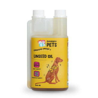 Huile de Lin 500 ml pour Chien par Excellent Pets
