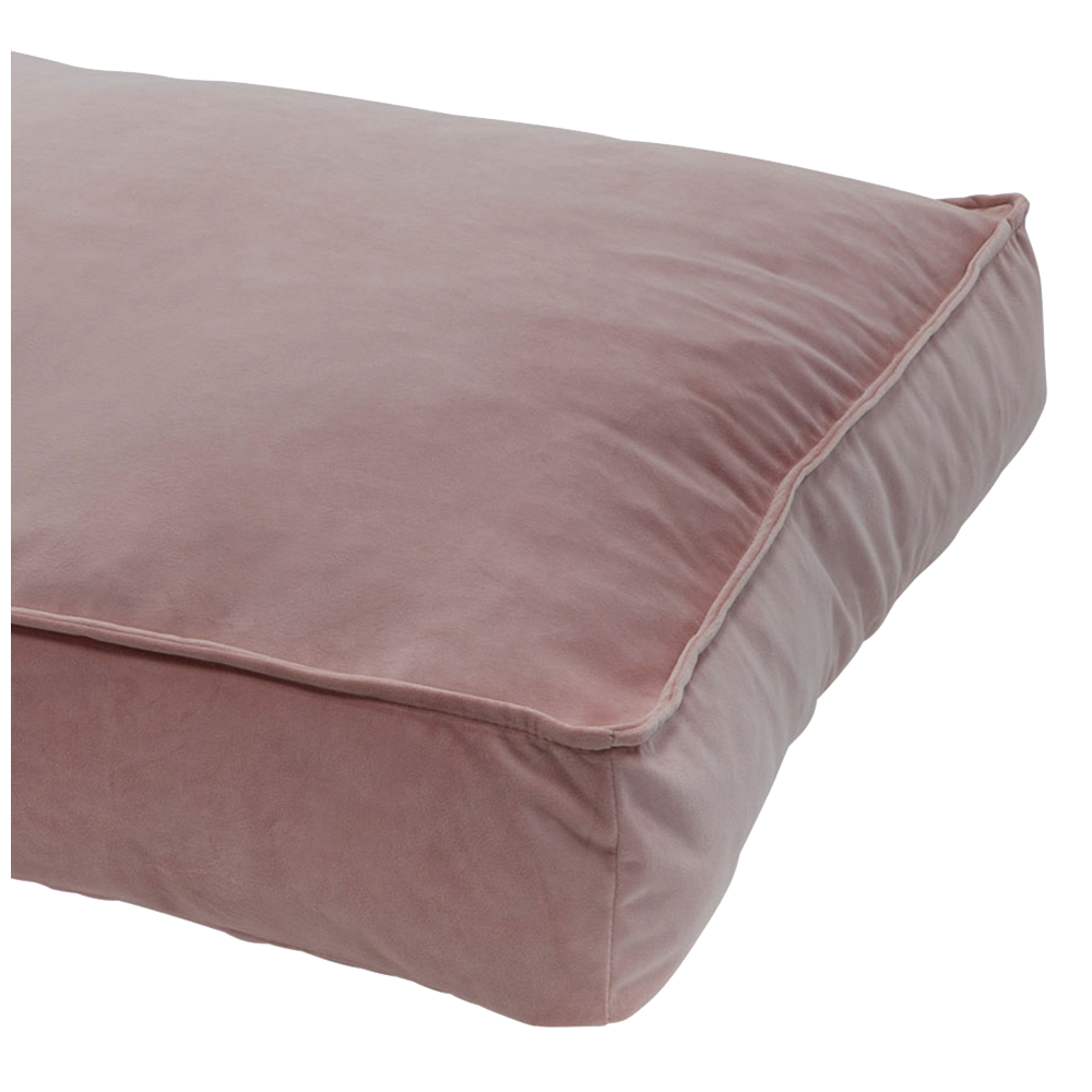 Coussin de Salon Velours Madison Rose M - Confort pour votre Chien