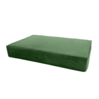 Coussin Orthopédique Madison Velours Vert S pour Chien
