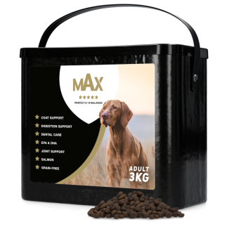 Croquettes Max Adulte 3 kg pour chien - Qualité venue des Pays-Bas!