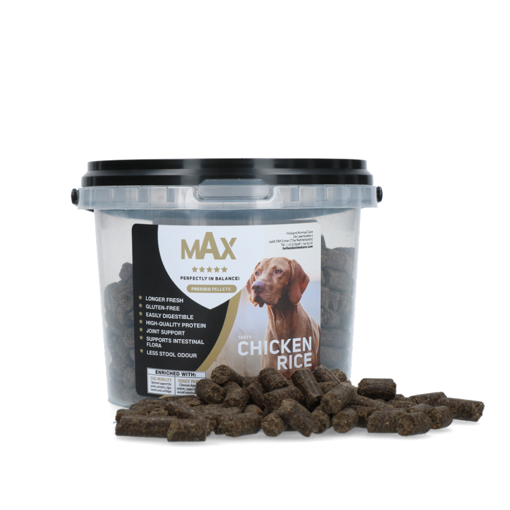 Max Adulte Croquettes Pressées Poulet Riz - Digestibilité Chien
