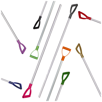 Fourche à Foin 115 cm Noire - Qualité Vplast Suédoise