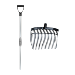 Fourche à raser avec manche | Professionnel