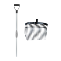 Fourche à raser avec manche | Professionnel