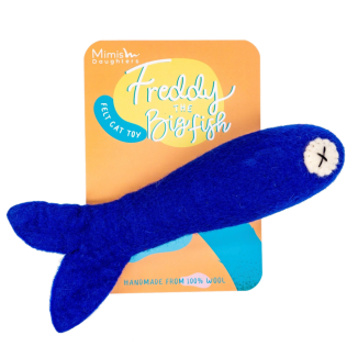 Découvrez Freddy le Grand Poisson de Mimis Daughters : le jouet parfait pour votre chat!