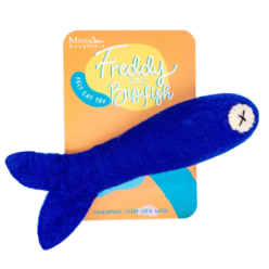 Découvrez Freddy le Grand Poisson de Mimis Daughters : le jouet parfait pour votre chat!