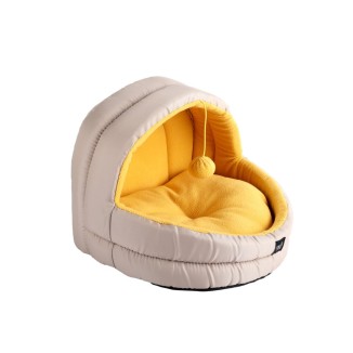 Cabane Confortable Minus One pour Chat Jaune