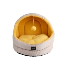 Cabane Confortable Minus One pour Chat Jaune