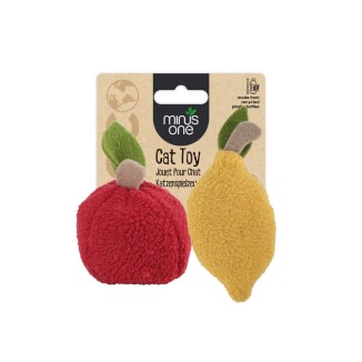Jouets Fruités pour Chat Minus One Citron & Pomme
