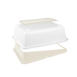Bac à Litière pour Chat Minus One S Sable - Pratique et Compact