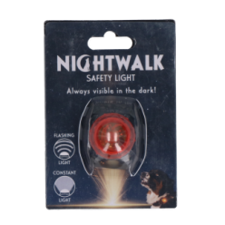 Lampe de sécurité pour collier du chien.