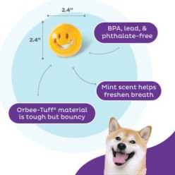 Jouet pour chien Outward Hound Orbee-Tuff Nooks Jaune