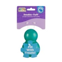 Jouet résistant pour chien: Outward Hound Double Tuff M Bleu