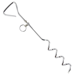 Pawise Piquet à Spirale 40 cm: Ancrage Sûr pour Chiens
