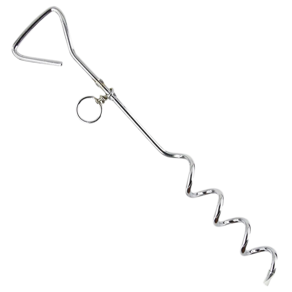 Pawise Piquet à Spirale 40 cm: Ancrage Sûr pour Chiens