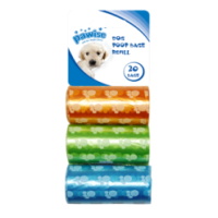 Lot de 3 ou 8 recharges sacs à déjections canines Pawise - Pratiques et efficaces