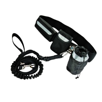 Pawise Kit Mains Libres Jogging - Laisse Running Ceinture Chien