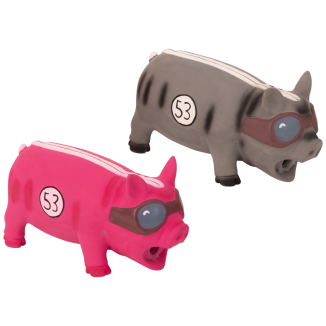 Pawise : Cochon en Latex - Le Boss pour Chien