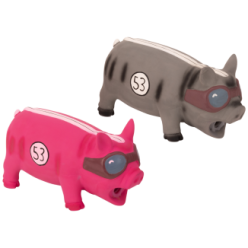 Pawise : Cochon en Latex - Le Boss pour Chien